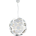 LED Pendant Lamp Trion Discon - Matte White Aluminum, 6 Lights, E14 Fitting
