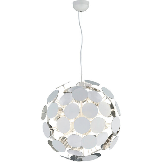 LED Hanglamp Trion Discon - Witte LED Hanglamp 6-lichts Verlichting per ruimte