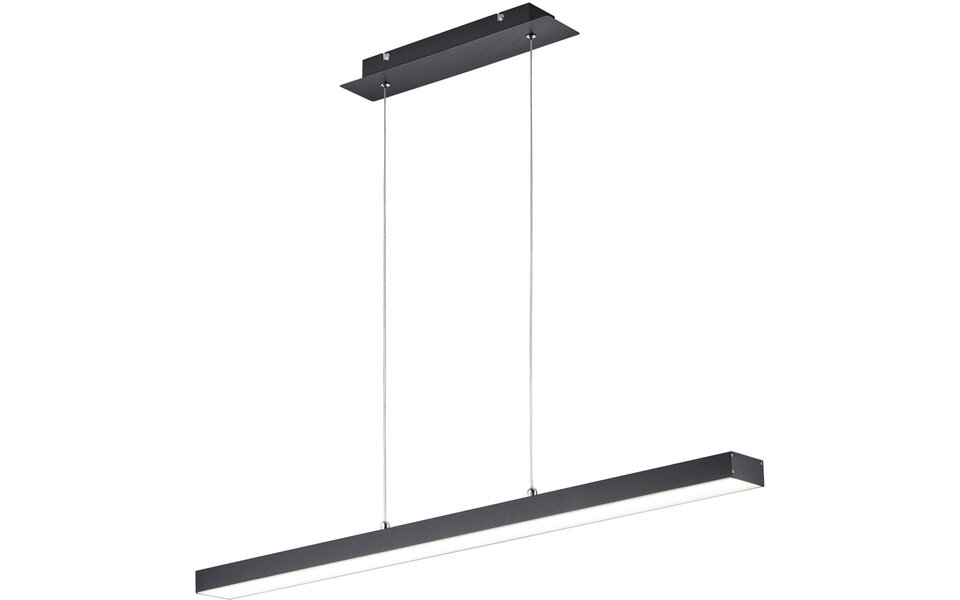 HLW LED 18W Dimbare LED Hanglamp Trion Agina - Mat Zwart, Aluminium, Aanpasbare Kleur HLW LED 18W Dimbare LED Hanglamp Trion Agina - Mat Zwart, Aluminium, Aanpasbare Kleur