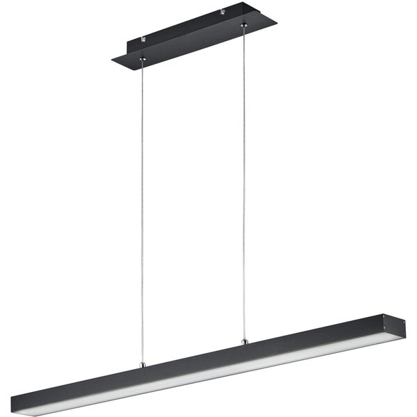 HLW LED 18W Dimbare LED Hanglamp Trion Agina - Mat Zwart, Aluminium, Aanpasbare Kleur HLW LED 18W Dimbare LED Hanglamp Trion Agina - Mat Zwart, Aluminium, Aanpasbare Kleur