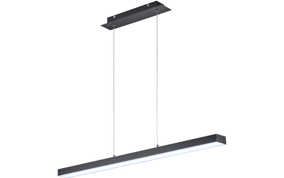 HLW LED 18W Dimbare LED Hanglamp Trion Agina - Mat Zwart, Aluminium, Aanpasbare Kleur HLW LED 18W Dimbare LED Hanglamp Trion Agina - Mat Zwart, Aluminium, Aanpasbare Kleur