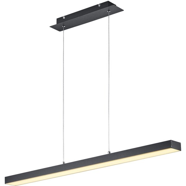 HLW LED 18W Dimbare LED Hanglamp Trion Agina - Mat Zwart, Aluminium, Aanpasbare Kleur HLW LED 18W Dimbare LED Hanglamp Trion Agina - Mat Zwart, Aluminium, Aanpasbare Kleur