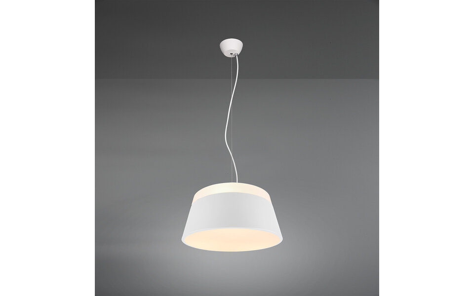 HLW LED LED Hanglamp Trion Barnaness - Mat Wit, 3-lichts, Aluminium, E27