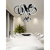 HLW LED Dimmable LED Pendant Lamp 38W - Matte Black Aluminum - Warm White 3000K - Round