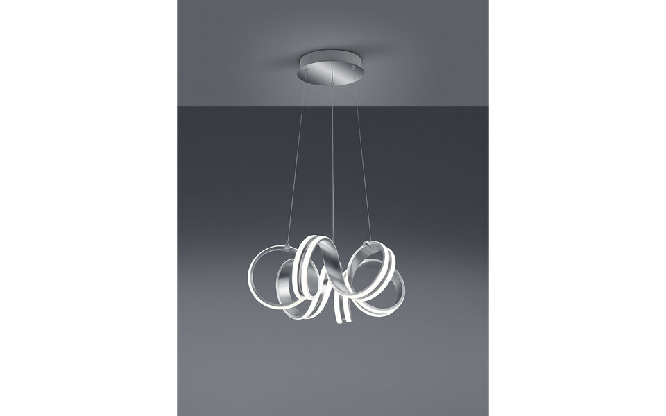 HLW LED LED Pendant Lamp Trion Katra 38W - Dimmable, Matte Gray, Warm White 3000K HLW LED LED Pendant Lamp Trion Katra 38W - Dimmable, Matte Gray, Warm White 3000K