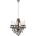 LED Chandelier Trion Lucy - Black LED Pendant Lamp with 5 E14 light points