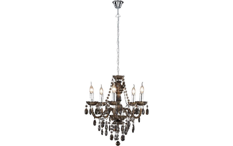 HLW LED LED Chandelier Trion Lucy - Black LED Pendant Lamp with 5 E14 light points