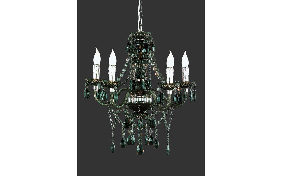 HLW LED LED Chandelier Trion Lucy - Black LED Pendant Lamp with 5 E14 light points