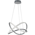 Dimmable LED Pendant Lamp 26W - RGBW, Warm White, Matte Gray Aluminum