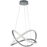 LED Pendant Lamp 26W - Dimmable RGBW - Matte Gray & Warm White