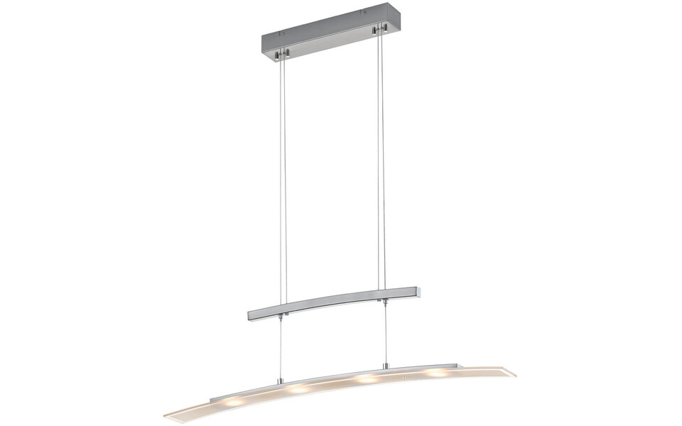 HLW LED Dimbare LED Hanglamp Trion Somas 16W - Mat Nikkel, Aanpasbare Kleur & Aluminium HLW LED Dimbare LED Hanglamp Trion Somas 16W - Mat Nikkel, Aanpasbare Kleur & Aluminium