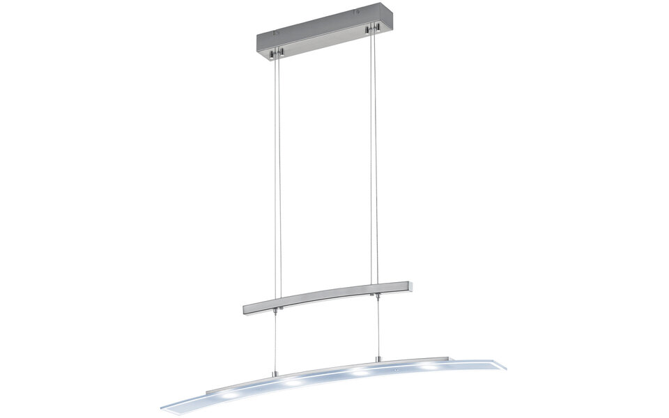 HLW LED Dimbare LED Hanglamp Trion Somas 16W - Mat Nikkel, Aanpasbare Kleur & Aluminium HLW LED Dimbare LED Hanglamp Trion Somas 16W - Mat Nikkel, Aanpasbare Kleur & Aluminium