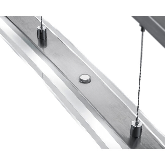 HLW LED Dimmable LED Pendant Lamp Trion Somas 16W - Matte Nickel, Adjustable Color & Aluminum