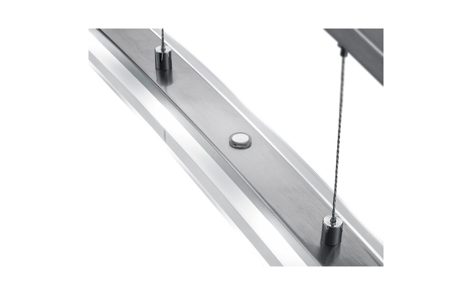 HLW LED Dimbare LED Hanglamp Trion Somas 16W - Mat Nikkel, Aanpasbare Kleur & Aluminium HLW LED Dimbare LED Hanglamp Trion Somas 16W - Mat Nikkel, Aanpasbare Kleur & Aluminium