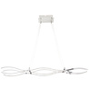 LED Hanglamp 45W - Witte LED Lamp Neutraal Wit Mat Chroom Verlichting per ruimte