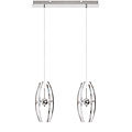 LED Pendant Lamp 24W - White LED Pendant Lamp Neutral White 4000K Matte Chrome