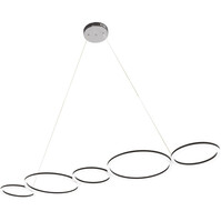 LED Hanglamp 45W - Zwart & Wit - Natuurlijk Wit Neutraal LED Hanglamp 45W - Zwart & Wit - Natuurlijk Wit Neutraal