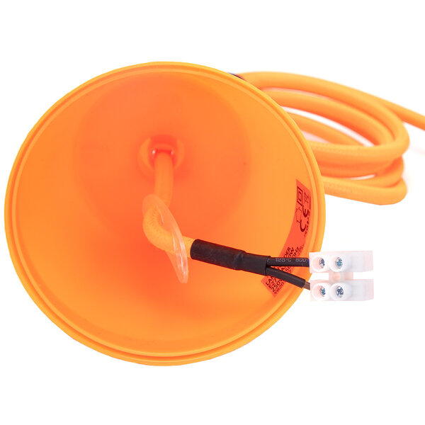 HLW LED Stijlvolle LED Hanglamp Aigi Yuka - Stoffen LED Lamp Mat Oranje, Ronde Vorm, E27 Fitting HLW LED Stijlvolle LED Hanglamp Aigi Yuka - Stoffen LED Lamp Mat Oranje, Ronde Vorm, E27 Fitting