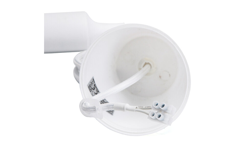 HLW LED Stylish White Fabric LED Pendant Lamp Aigi Yuka – Round LED Lamp with E27 Fitting