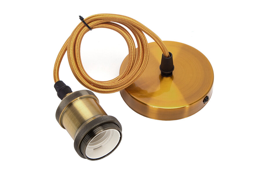 HLW LED Gouden LED Hanglamp Aigi Sancho - Ronde LED lamp, draaibaar & 60W