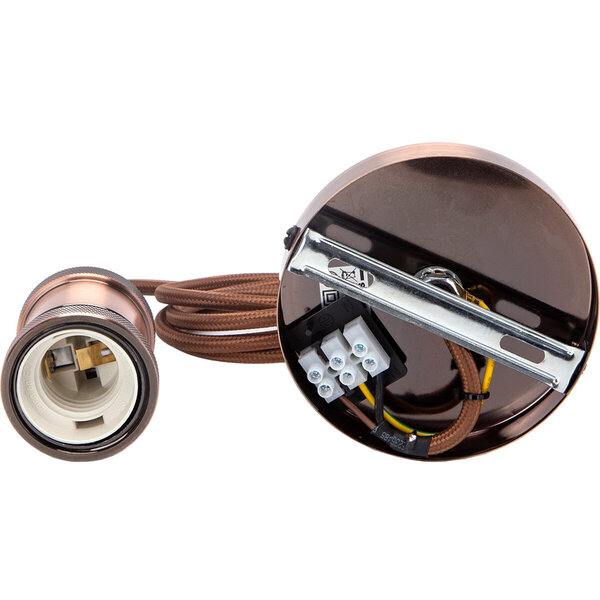 HLW LED LED Hanglamp Aigi Sancho - Draaibare Rond Mat Koper, Aluminium, E27 Fitting HLW LED LED Hanglamp Aigi Sancho - Draaibare Rond Mat Koper, Aluminium, E27 Fitting