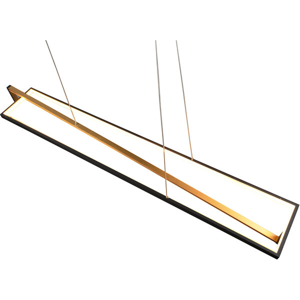 HLW LED Zwarte 35W Dimbare LED Hanglamp Trion Ediyon met Aanpasbare Kleur HLW LED Zwarte 35W Dimbare LED Hanglamp Trion Ediyon met Aanpasbare Kleur