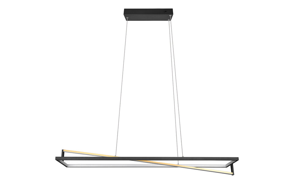 HLW LED Zwarte 35W Dimbare LED Hanglamp Trion Ediyon met Aanpasbare Kleur HLW LED Zwarte 35W Dimbare LED Hanglamp Trion Ediyon met Aanpasbare Kleur