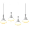 HLW LED LED Pendant Lamp Trion Ewomi - White 4-light LED Pendant Lamp with E27 Fitting