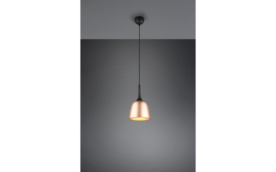 HLW LED Gouden LED Hanglamp Trion Christa - Mat Goud, Aluminium, E27, Ø200mm
