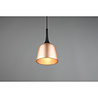 HLW LED Gold LED Pendant Lamp Trion Christa - Matt Gold, Aluminum, E27, Ø200mm