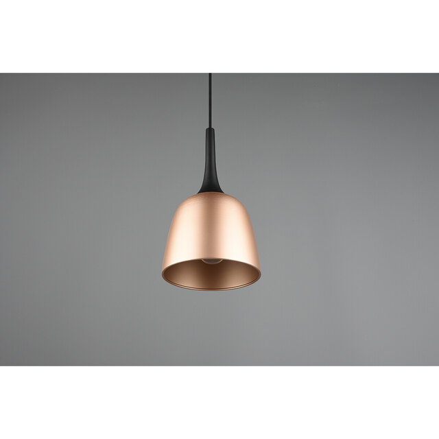 HLW LED Gold LED Pendant Lamp Trion Christa - Matt Gold, Aluminum, E27, Ø200mm