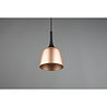 HLW LED Gold LED Pendant Lamp Trion Christa - Matt Gold, Aluminum, E27, Ø200mm
