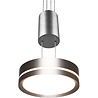 Moderne dimbare hanglamp in nikkelkleur met warm wit licht en 7.2W LED vermogen