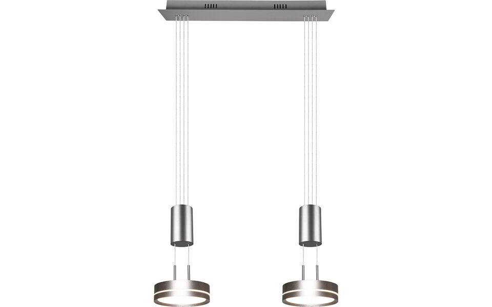 HLW LED Modern White Dimmable LED Pendant Lamp 14.4W - Round, Warm White, 2-light