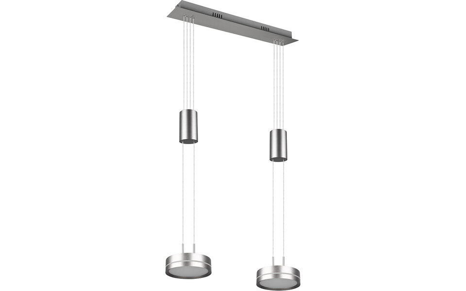 HLW LED Modern White Dimmable LED Pendant Lamp 14.4W - Round, Warm White, 2-light