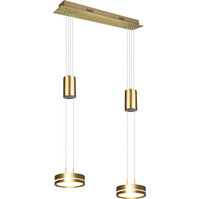 Dimbare Witte & Gouden LED Hanglamp - Warm Wit 4W LED
