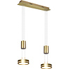 HLW LED Dimmable LED Pendant Lamp Matte Gold & White - Warm White 4W LED Lighting