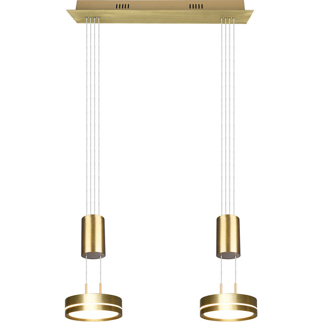 HLW LED Dimmable LED Pendant Lamp Matte Gold & White - Warm White 4W LED Lighting