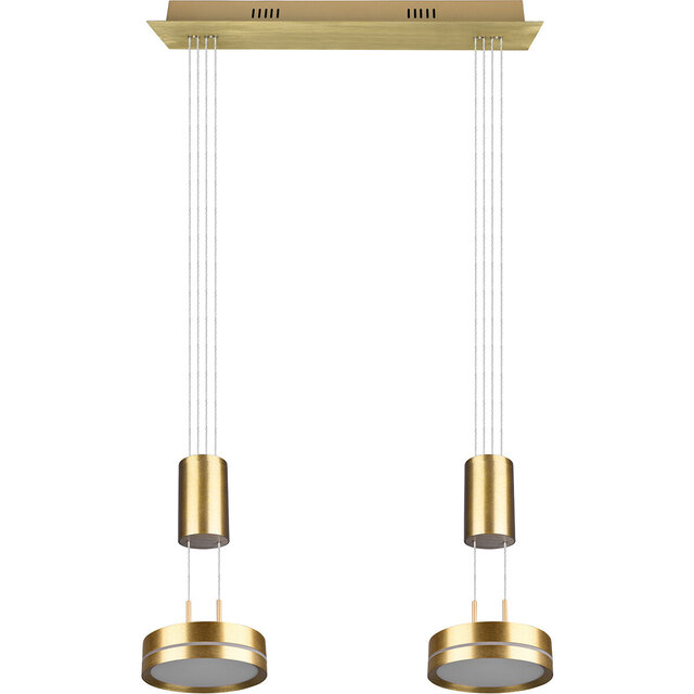 HLW LED Dimmable LED Pendant Lamp Matte Gold & White - Warm White 4W LED Lighting