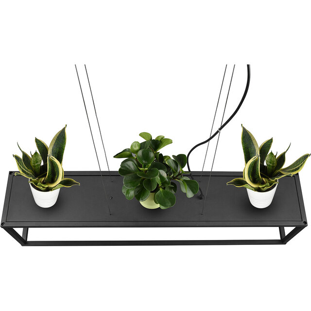 HLW LED Zwarte LED Hanglamp Trion Kandin - 4-lichts, Mat Zwart Aluminium, E27 Fitting HLW LED Zwarte LED Hanglamp Trion Kandin - 4-lichts, Mat Zwart Aluminium, E27 Fitting