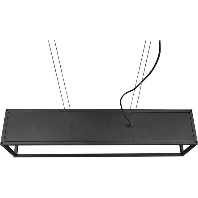 HLW LED Black LED Pendant Lamp Trion Kandin - 4-light, Matte Black Aluminum, E27 Fitting