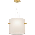 HLW LED Gouden LED Hanglamp - Mat Goud Aluminium met 3 E27 Lichtpunten