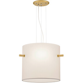 LED Hanglamp Mat Goud met E27 Fitting - 3 Lichtpunten LED Hanglamp Mat Goud met E27 Fitting - 3 Lichtpunten