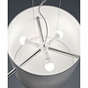 HLW LED LED Pendant Lamp Trion Coleno - Round Design with 3 E27 Fittings & Matte Nickel