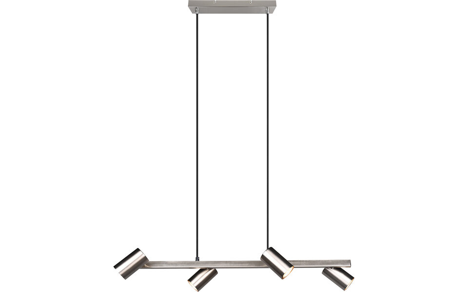 HLW LED LED Pendant Lamp Trion Milona - 4-light Round Matte Nickel Aluminum with GU10 Socket HLW LED LED Pendant Lamp Trion Milona - 4-light Round Matte Nickel Aluminum with GU10 Socket