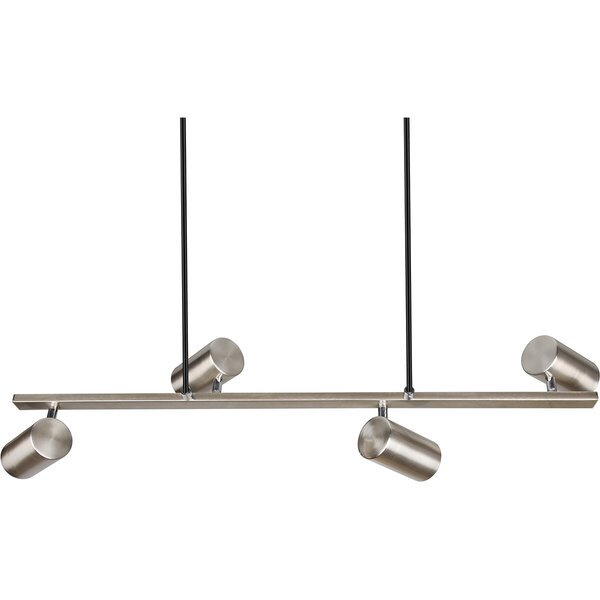 HLW LED LED Hanglamp Trion Milona - 4-lichts Rond Mat Nikkel Aluminium met GU10 Fitting HLW LED LED Hanglamp Trion Milona - 4-lichts Rond Mat Nikkel Aluminium met GU10 Fitting