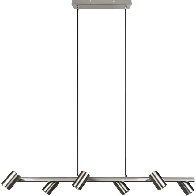 HLW LED LED Hanglamp Trion Milona – 6-lichts Rond Mat Nikkel met GU10 Fitting HLW LED LED Hanglamp Trion Milona – 6-lichts Rond Mat Nikkel met GU10 Fitting