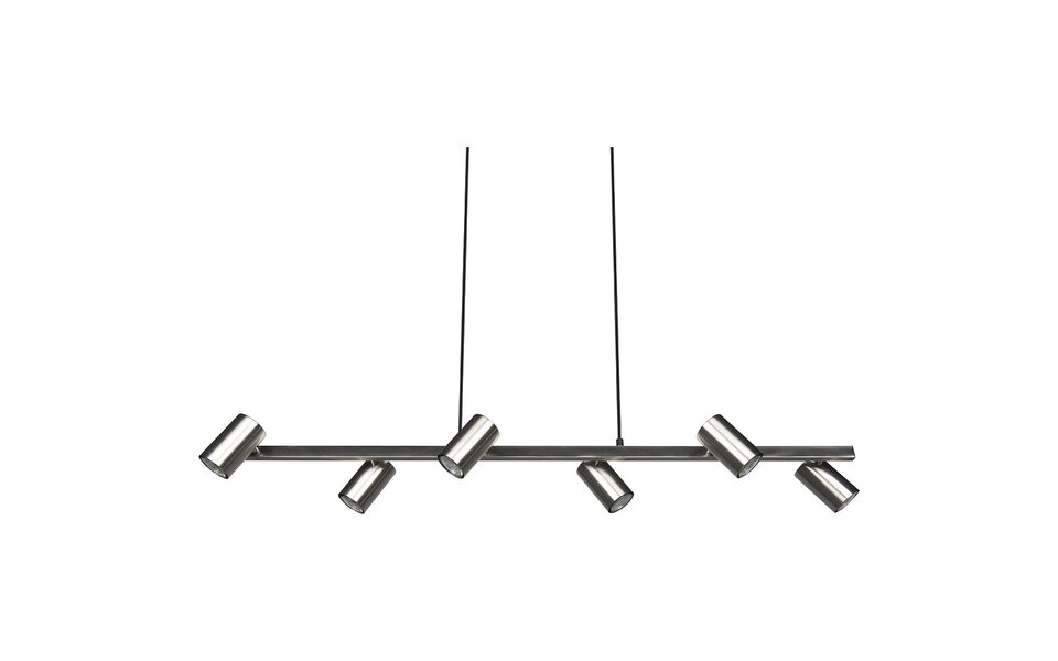 HLW LED LED Hanglamp Trion Milona – 6-lichts Rond Mat Nikkel met GU10 Fitting HLW LED LED Hanglamp Trion Milona – 6-lichts Rond Mat Nikkel met GU10 Fitting