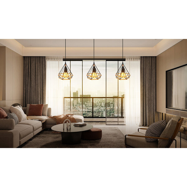 HLW LED Klassieke LED Hanglamp Aigi Elsa - Zwarte Aluminium & Bruin Houten Lichtvenster HLW LED Klassieke LED Hanglamp Aigi Elsa - Zwarte Aluminium & Bruin Houten Lichtvenster