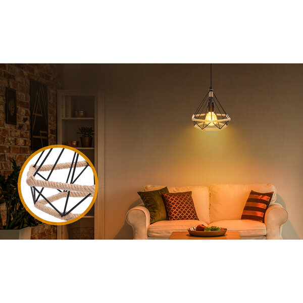 HLW LED Klassieke LED Hanglamp Aigi Elsa - Zwarte Aluminium & Bruin Houten Lichtvenster HLW LED Klassieke LED Hanglamp Aigi Elsa - Zwarte Aluminium & Bruin Houten Lichtvenster